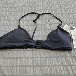 Roxy Black Women's Swim Top Sz L Nwt